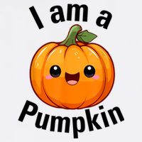 I Am A Pumpkin With Cute Little Pumpkin Sustainable Bucket Hat