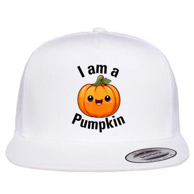 I Am A Pumpkin With Cute Little Pumpkin Flatbill Hat