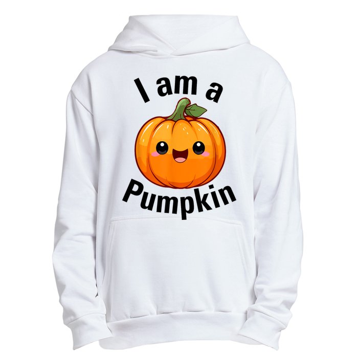 I Am A Pumpkin With Cute Little Pumpkin Urban Pullover Hoodie