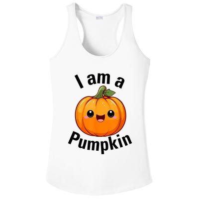 I Am A Pumpkin With Cute Little Pumpkin Ladies PosiCharge Competitor Racerback Tank