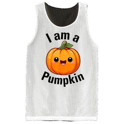 I Am A Pumpkin With Cute Little Pumpkin Mesh Reversible Basketball Jersey Tank