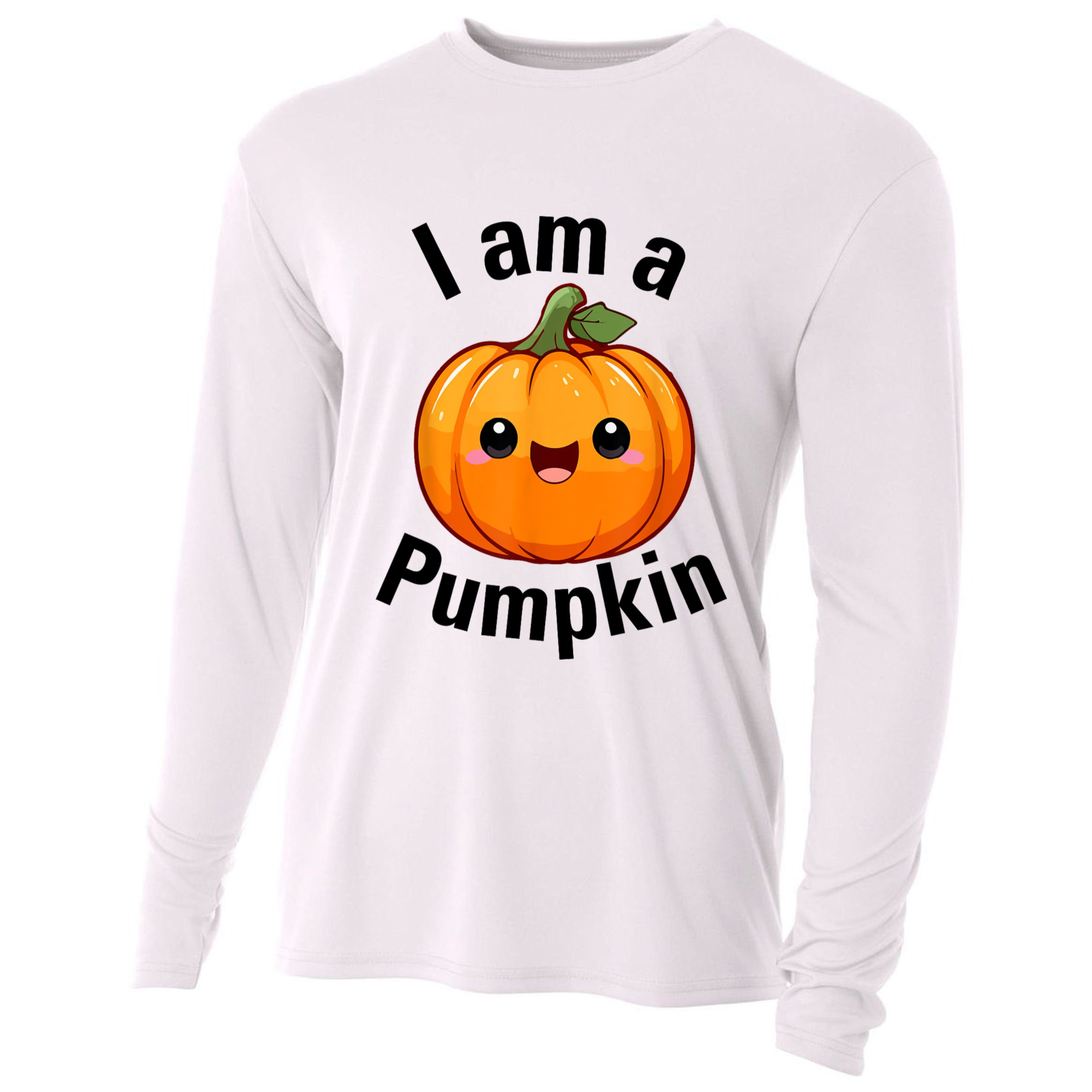 I Am A Pumpkin With Cute Little Pumpkin Cooling Performance Long Sleeve Crew