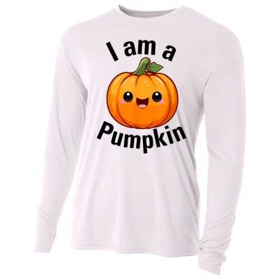 I Am A Pumpkin With Cute Little Pumpkin Cooling Performance Long Sleeve Crew