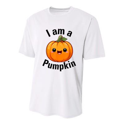 I Am A Pumpkin With Cute Little Pumpkin Youth Performance Sprint T-Shirt