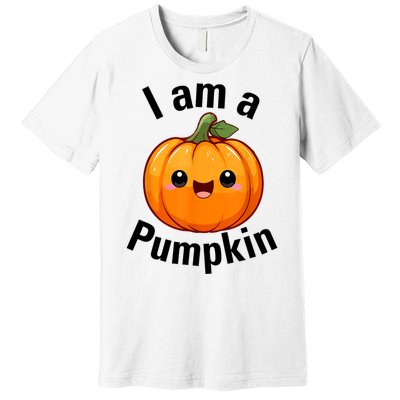 I Am A Pumpkin With Cute Little Pumpkin Premium T-Shirt