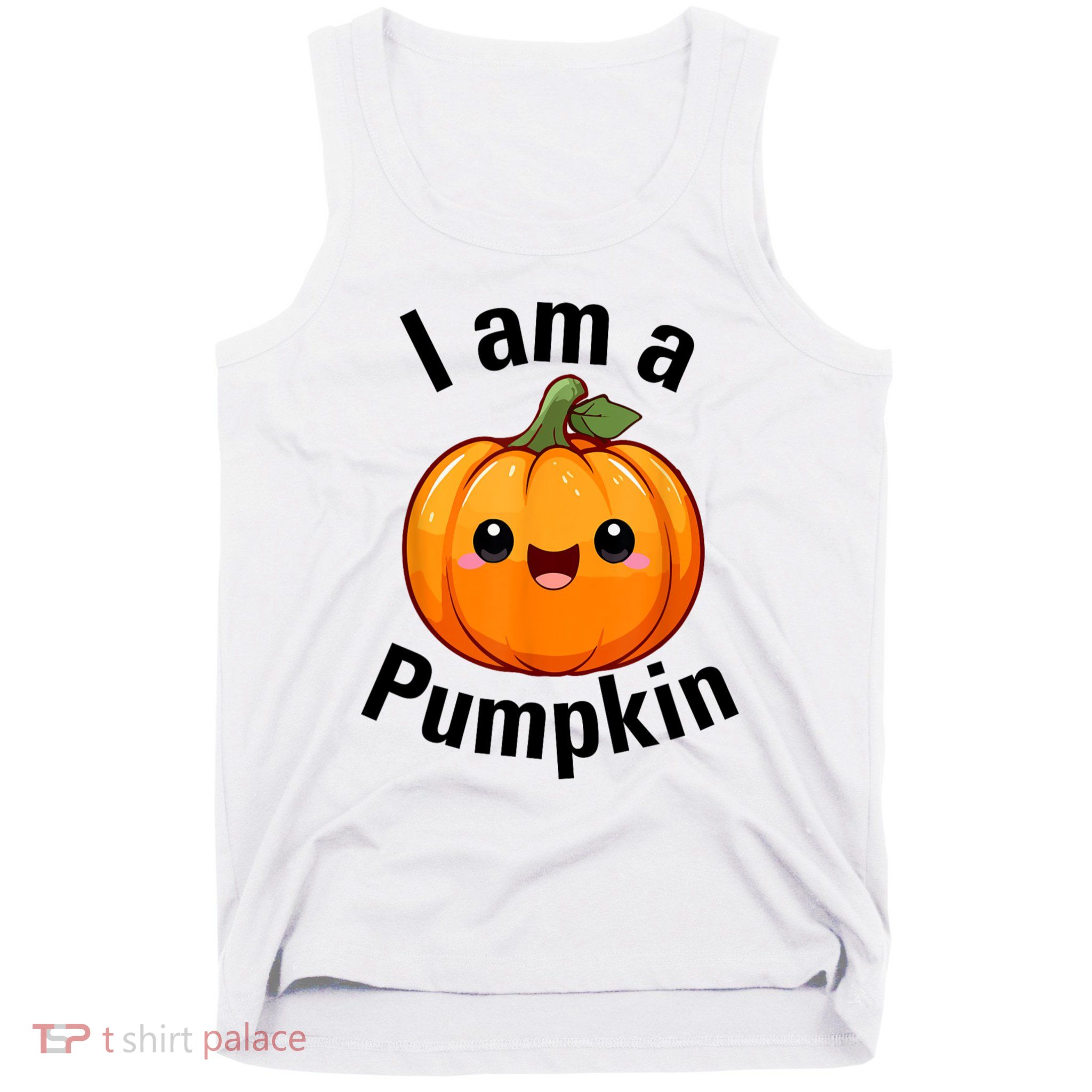 I Am A Pumpkin With Cute Little Pumpkin Tank Top