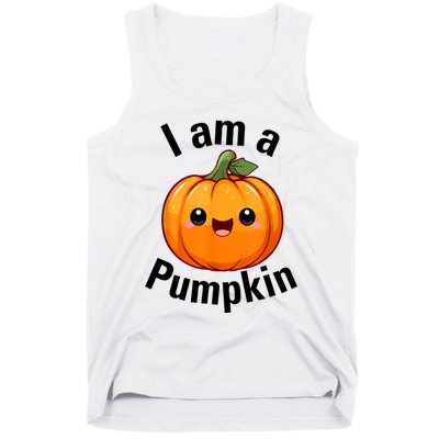 I Am A Pumpkin With Cute Little Pumpkin Tank Top