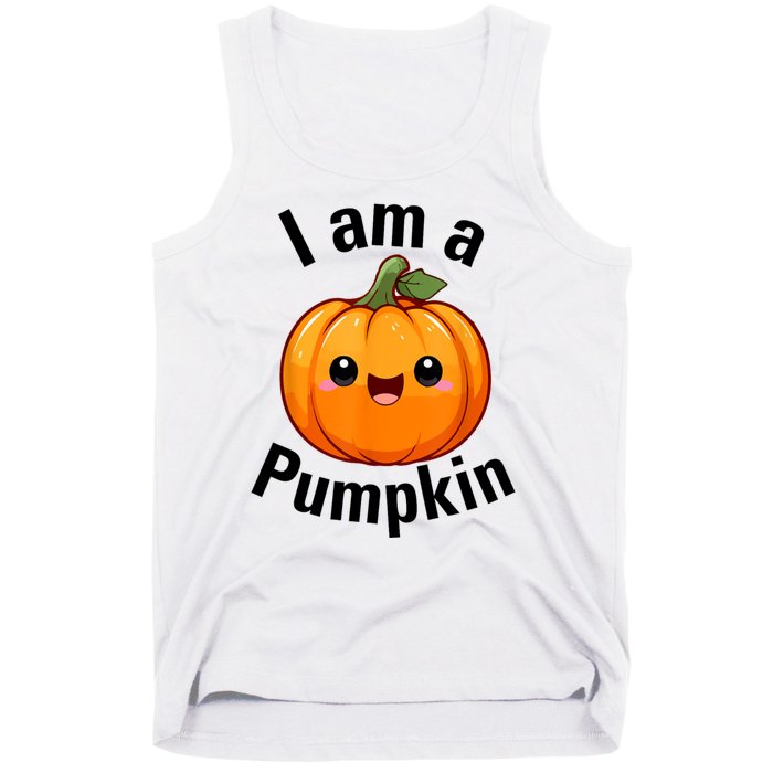 I Am A Pumpkin With Cute Little Pumpkin Tank Top