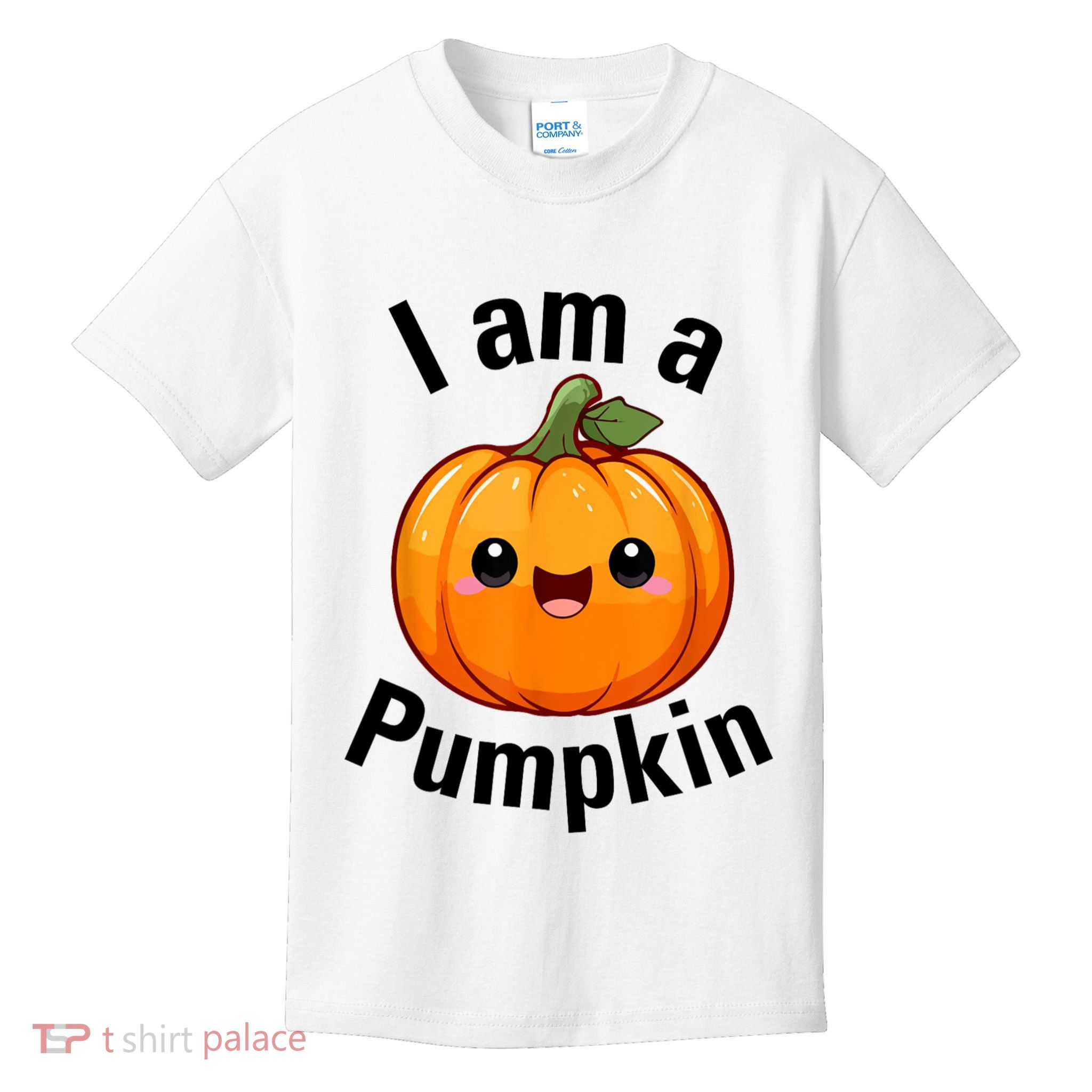 I Am A Pumpkin With Cute Little Pumpkin Kids T-Shirt
