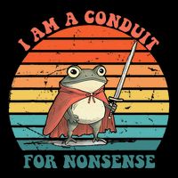 I Am A Conduit For Nonsense Design Gift Mesh Reversible Basketball Jersey Tank