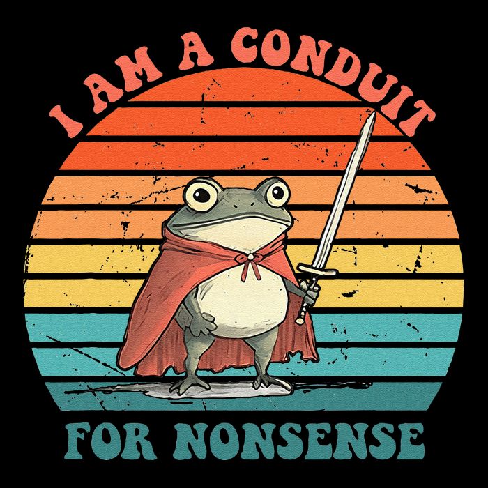 I Am A Conduit For Nonsense Design Gift Mesh Reversible Basketball Jersey Tank