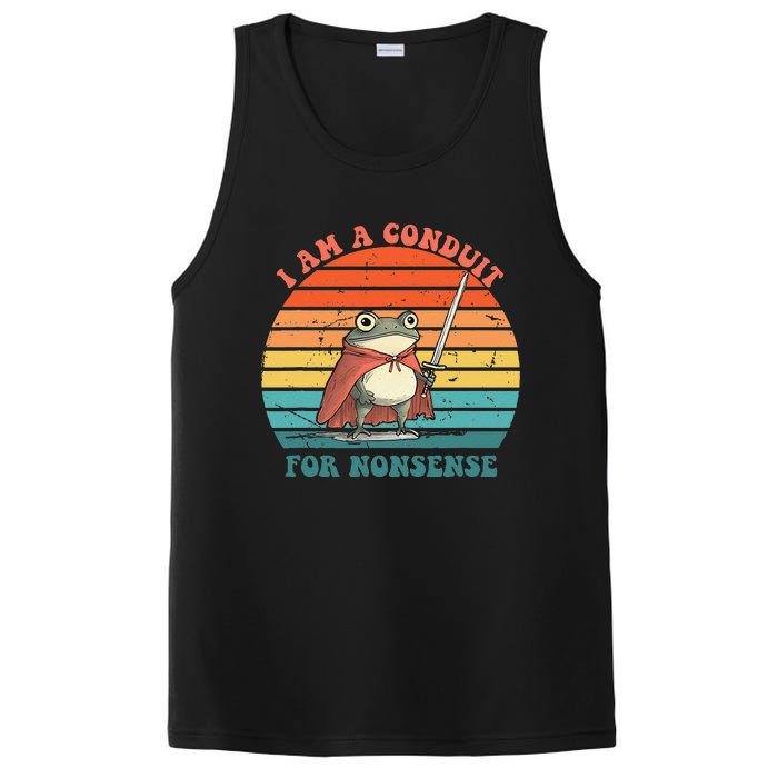 I Am A Conduit For Nonsense Design Gift PosiCharge Competitor Tank