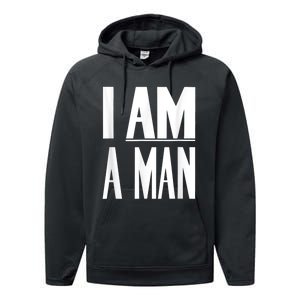 I Am A Man Civil Rights Performance Fleece Hoodie