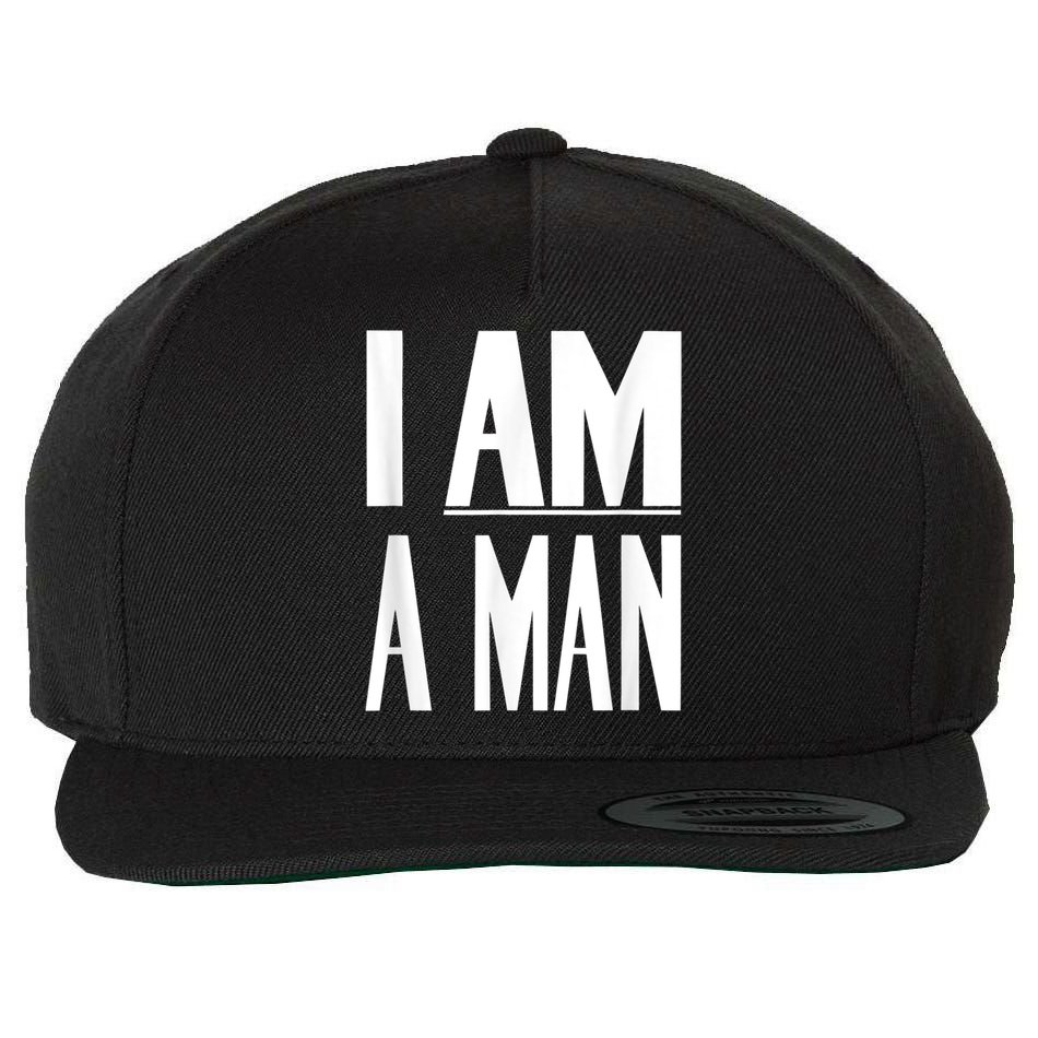 I Am A Man Civil Rights Wool Snapback Cap