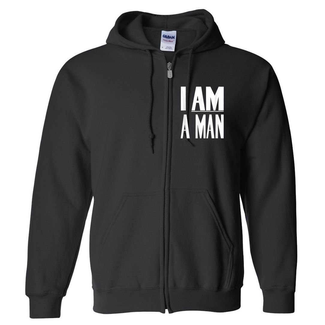 I Am A Man Civil Rights Full Zip Hoodie