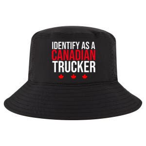 Identify As A Canadian Trucker Leaf Cool Comfort Performance Bucket Hat