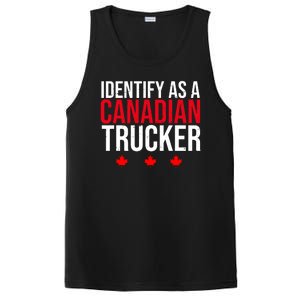 Identify As A Canadian Trucker Leaf PosiCharge Competitor Tank