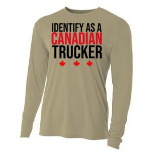 Identify As A Canadian Trucker Leaf Cooling Performance Long Sleeve Crew