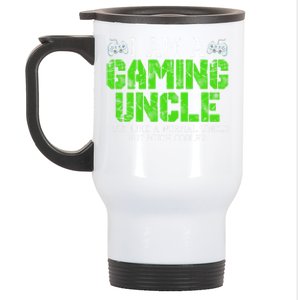 I Am A Gaming Uncle Video Gamer Funny Gift Video Game Uncle Gift Stainless Steel Travel Mug