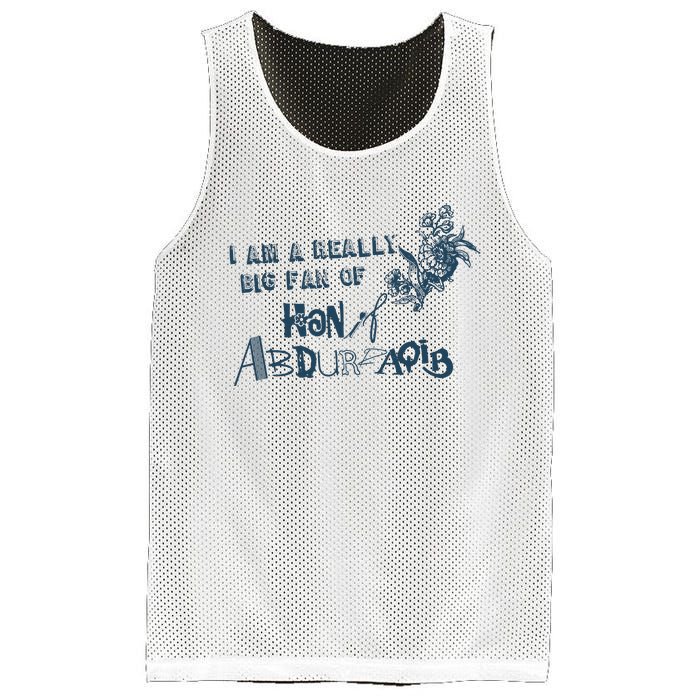 I Am A Really Big Fan Of Hanif Abdurraqib Mesh Reversible Basketball Jersey Tank