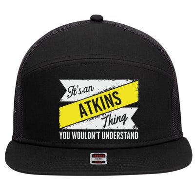 Its An Atkins Thing 7 Panel Mesh Trucker Snapback Hat