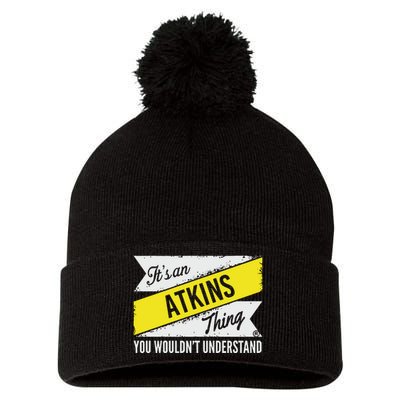 Its An Atkins Thing Pom Pom 12in Knit Beanie