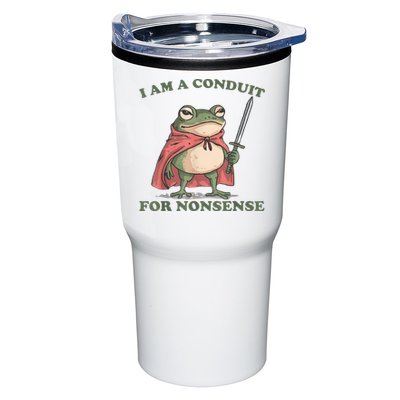 I Am A Conduit For Nonsense Funny Frog Tumbler