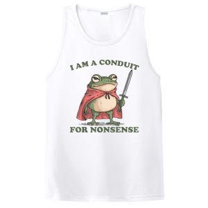 I Am A Conduit For Nonsense Funny Frog PosiCharge Competitor Tank