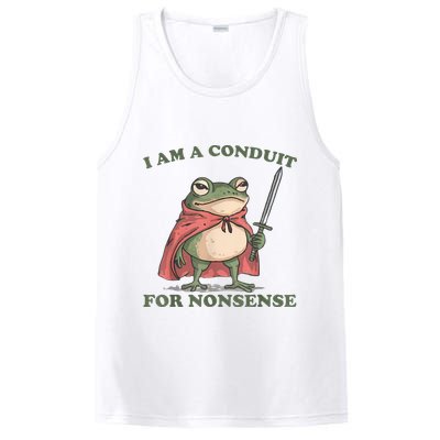 I Am A Conduit For Nonsense Funny Frog PosiCharge Competitor Tank