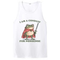 I Am A Conduit For Nonsense Funny Frog PosiCharge Competitor Tank