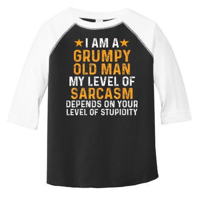 I Am A Grumpy Old Man My Level Of Sarcasm Depends On Your Toddler Fine Jersey T-Shirt