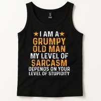 I Am A Grumpy Old Man My Level Of Sarcasm Depends On Your Tank Top