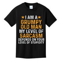 I Am A Grumpy Old Man My Level Of Sarcasm Depends On Your Kids T-Shirt
