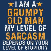 I Am A Grumpy Old Man My Level Of Sarcasm Depends On Your Infant Baby Jersey Bodysuit