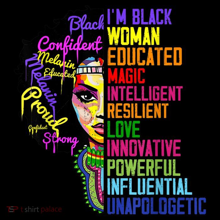 I Am A Black Woman Black Girl Magic Black History Month Afro Premium T-Shirt