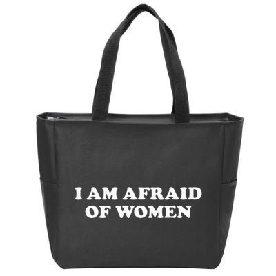I Am Afraid Zip Tote Bag