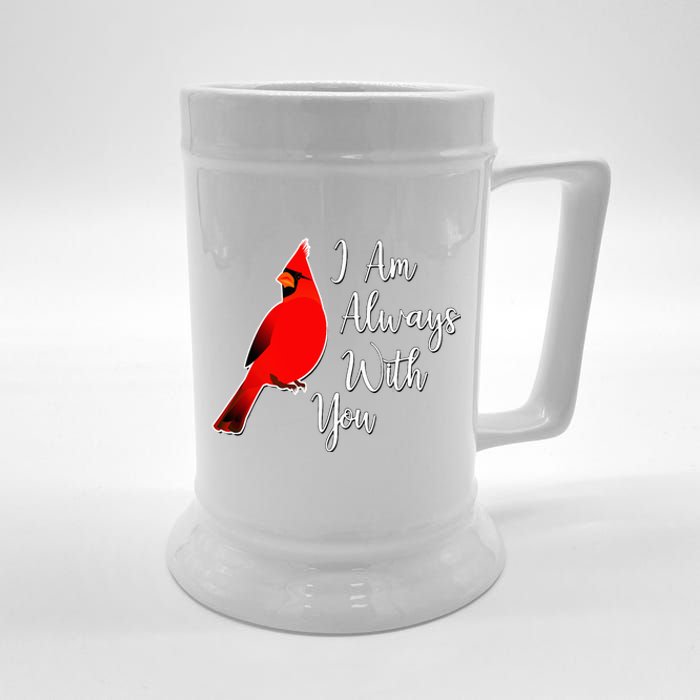 I Am Always With You Red Cardinal Beer Stein