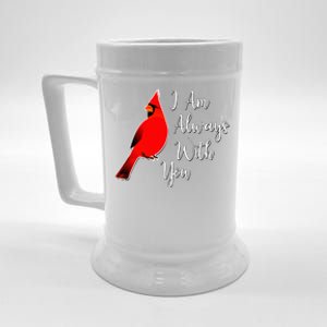 I Am Always With You Red Cardinal Beer Stein