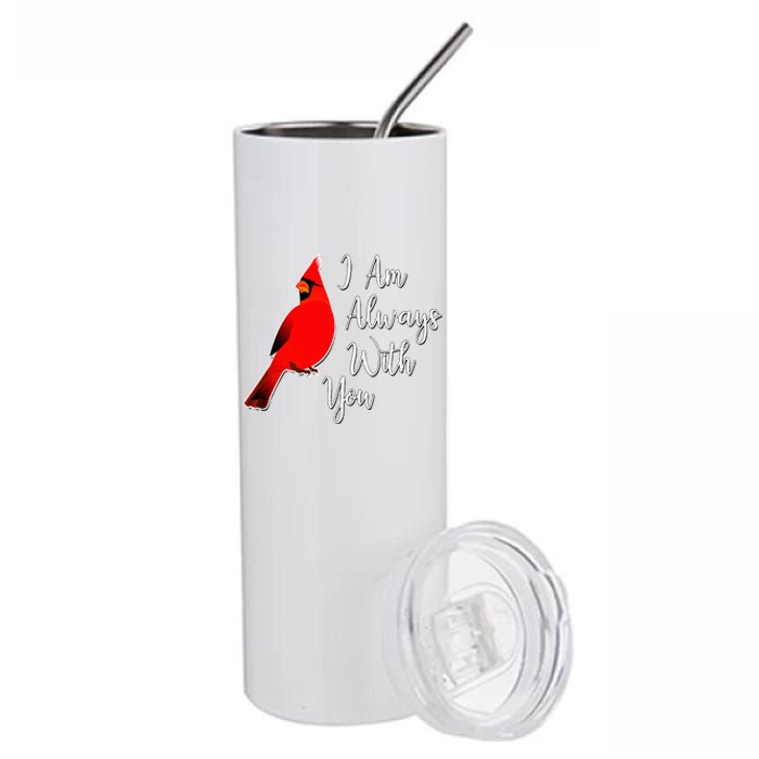 I Am Always With You Red Cardinal Stainless Steel Tumbler