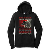 I Am A Dragon Raccoon Japanese Anime Women's Pullover Hoodie