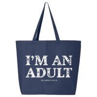 IM An Adult Technically Funny 18th Birthday Gift 25L Jumbo Tote