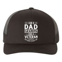 I Am A Dad Grandpa And Veteran Nothing Scares Me Yupoong Adult 5-Panel Trucker Hat