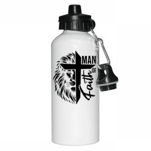 I Am A Of Faith A Warrior Of Christ Funny Gift Aluminum Water Bottle