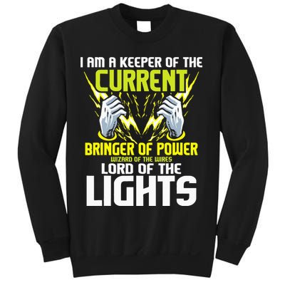 I Am A Keeper Of The Current Lineman Electrician Repair Sweatshirt