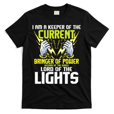 I Am A Keeper Of The Current Lineman Electrician Repair T-Shirt