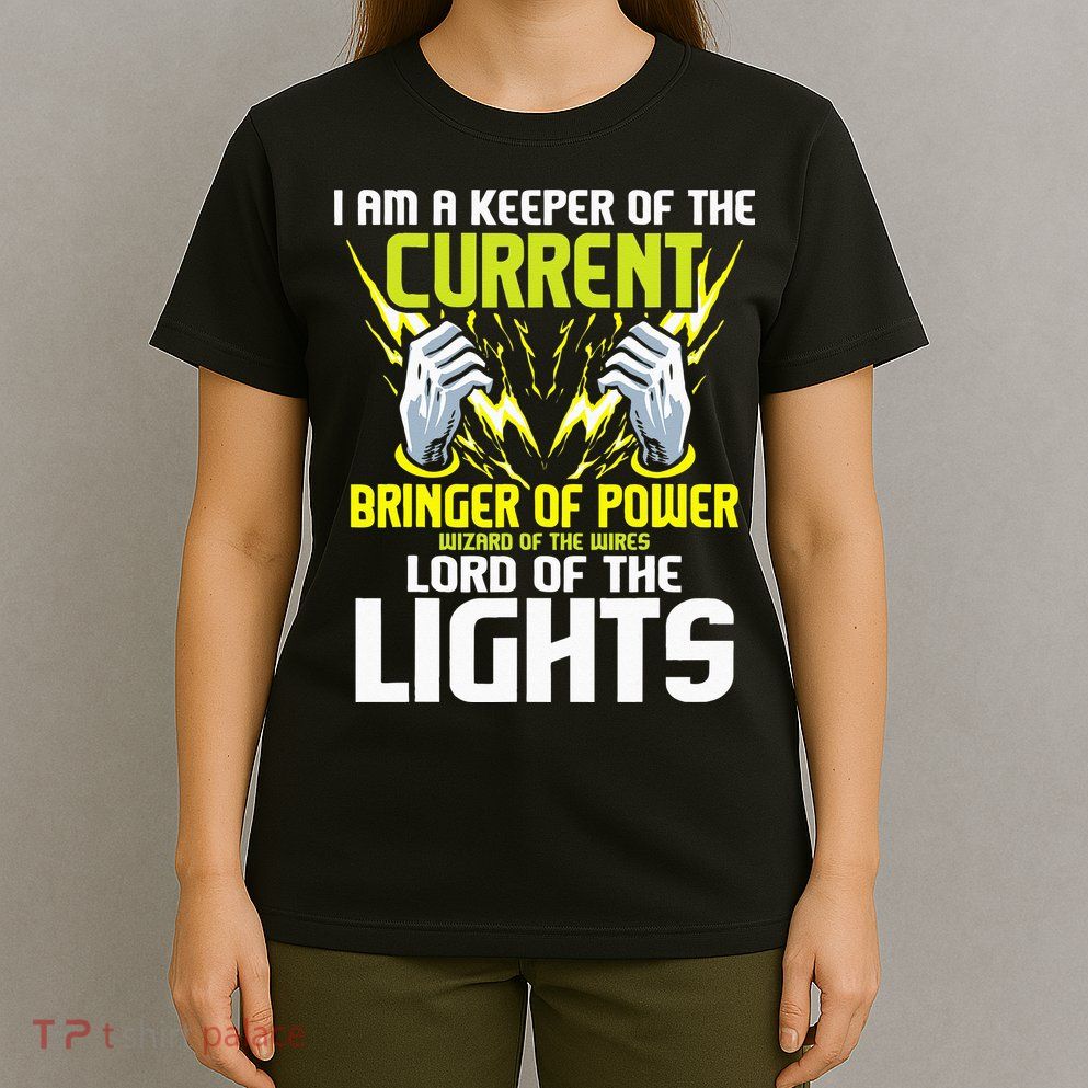 I Am A Keeper Of The Current Lineman Electrician Repair T-Shirt