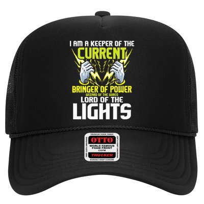 I Am A Keeper Of The Current Lineman Electrician Repair Trucker Hat