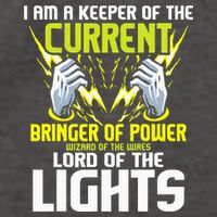 I Am A Keeper Of The Current Lineman Electrician Repair Vector Backpack