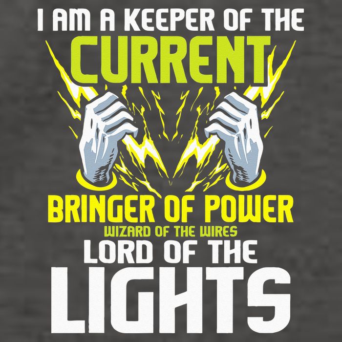 I Am A Keeper Of The Current Lineman Electrician Repair Vector Backpack