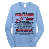 I Am A Proud Nephew Of A Crazy Aunt Funny Nephew And Aunt Funny Gift Long Sleeve Shirt